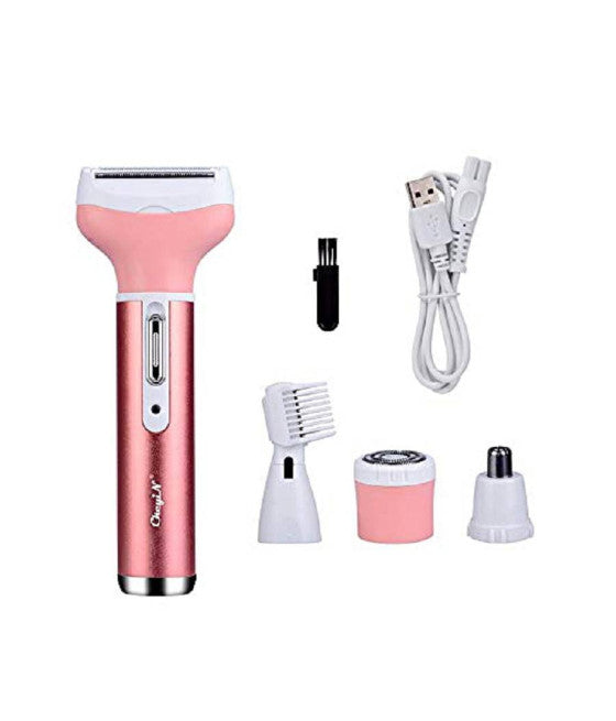 4-IN-1 WIEDERAUFLADBARES DAMENRASIERER-TRIMMER-SET GM-3074