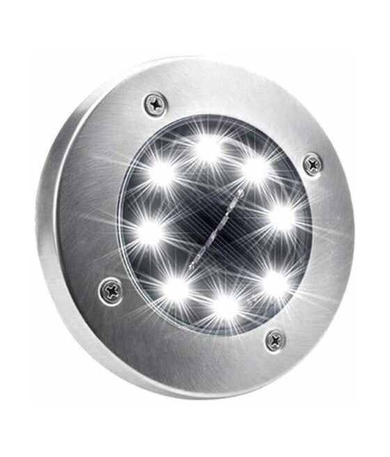 4 FARO LAMPADA LED SOLARE BY EXTERNAL GIARDINO FARETTO 8 LED FARETTO SEGNAPASSI