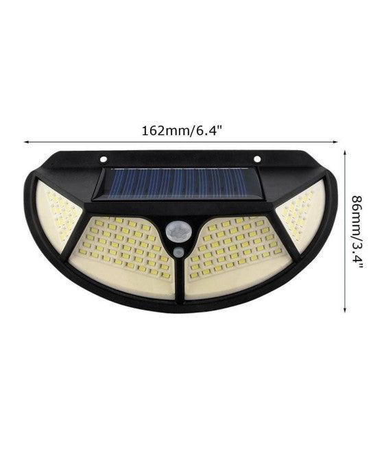 4 LAMPADA LUCE FARETTO FARO EXTERNAL 102LED SMD SENSORE MOVITION