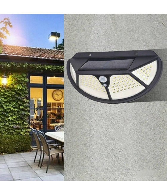 4 LAMPADA LUCE FARETTO FARO EXTERNAL 102LED SMD SENSORE MOVITION