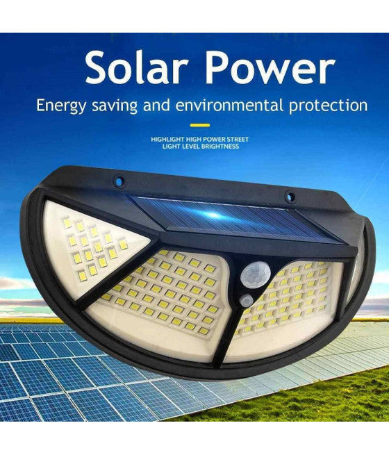 4 LAMPADA LUCE FARETTO FARO EXTERNAL 102LED SMD SENSORE MOVITION