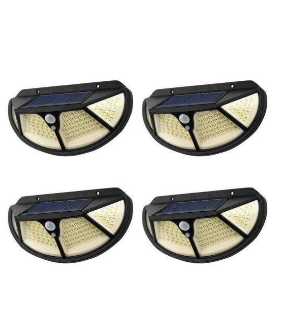 4 LAMPADA LUCE FARETTO FARO EXTERNAL 102LED SMD SENSORE MOVITION
