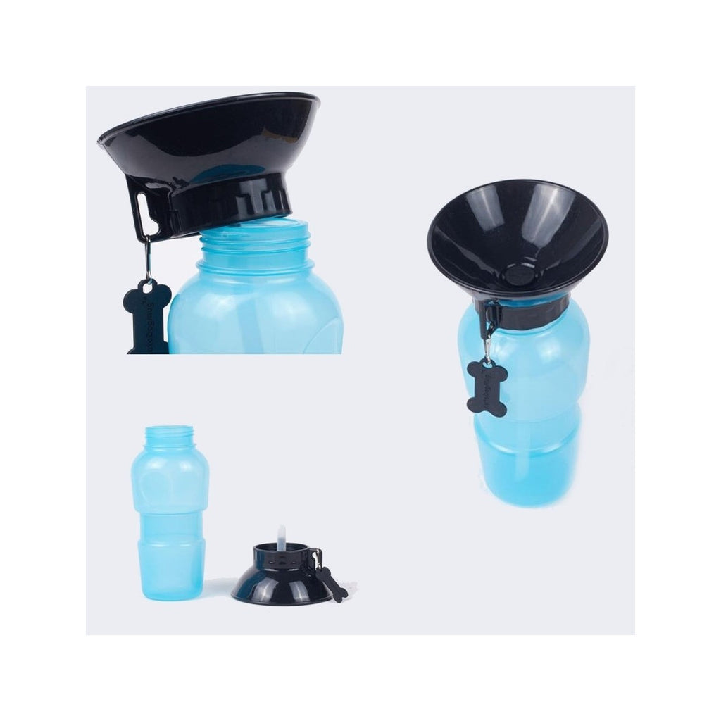 400 ML WASSERSPENDERFLASCHE HUND KATZE KATZE HUND MIT REISENAPF