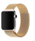 42MM MILANESE MESH IWATCH SERIE 3/2/1 GOLD ARMBAND MAGNETSCHLIESSE