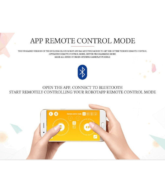 467PCS BAU WIEDERAUFLADBARE BLUETOOTH FERNGESTEUERTEN ROBOTER Q-RB9001