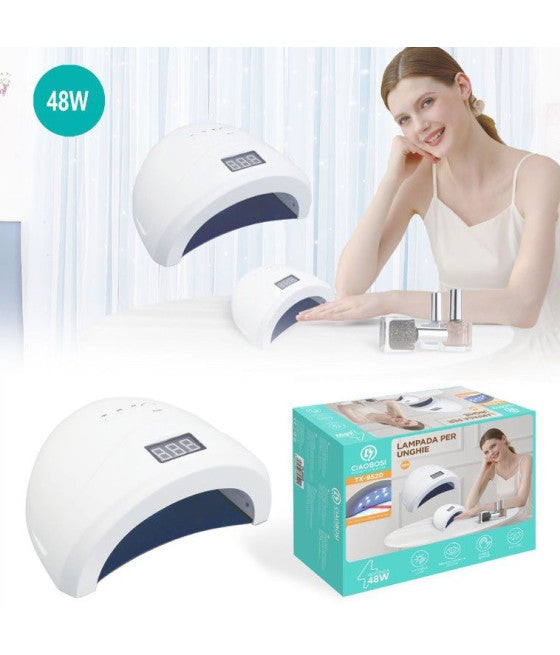 48W LED UV NAGELLAMPE TROCKNEN GEL POLNISCH LCD-ANZEIGE TX-9520