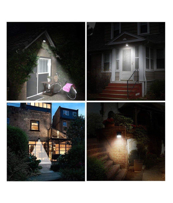 4PCS OUTDOOR LED SPOTLIGHT SOLAR PANEL TWILIGHT BEWEGUNGSSENSOR