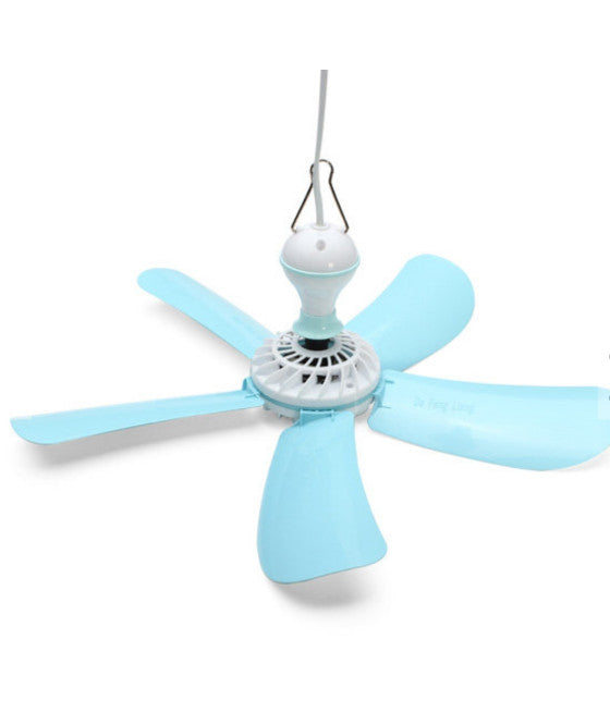 5-FLÜGEL-DECKENVENTILATOR MIT EINSCHALTTASTENRING