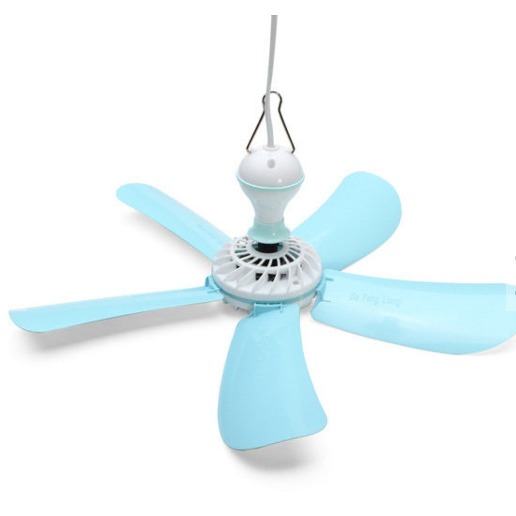 5-FLÜGEL-DECKENVENTILATOR MIT EINSCHALTTASTENRING