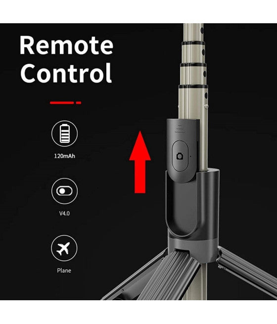 5" LED LAMPE +STICK MIT BLUETOOTH 4.0 HANDYHALTERUNG