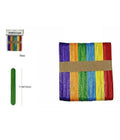 50PCS BUNTE HOLZSTÄBCHEN 114X10X1.2MM DIY HANDWERK