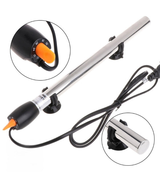 AQUARIENHEIZER 500 W THERMOREGULATOR MIT STAHLTHERMOSTAT