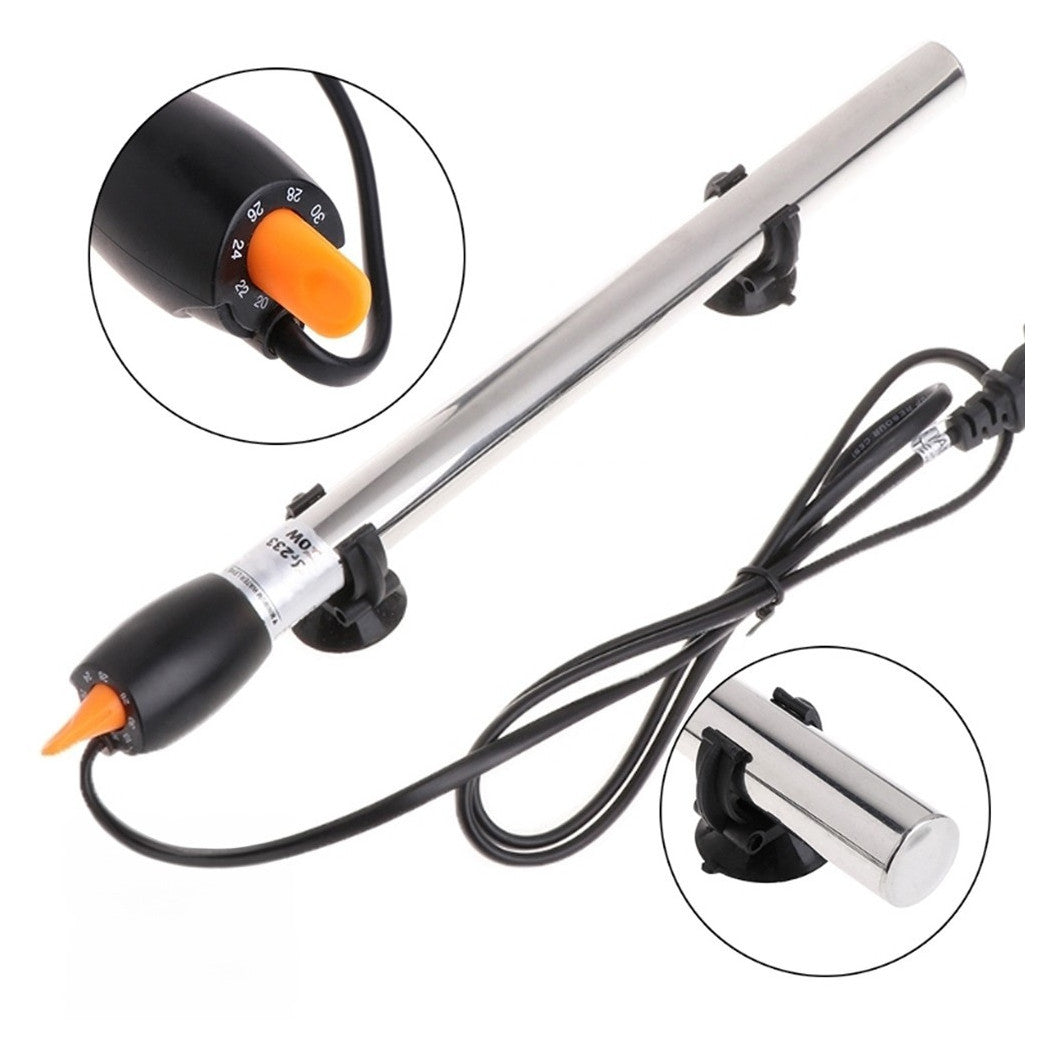 AQUARIENHEIZER 500 W THERMOREGULATOR MIT STAHLTHERMOSTAT