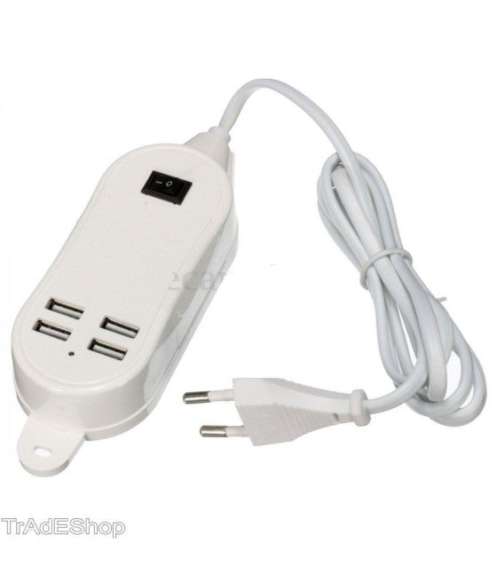 5A 3A 4-PORT-USB-WANDLADEGERÄT-NETZTEILADAPTER FÜR SMARTPHONES