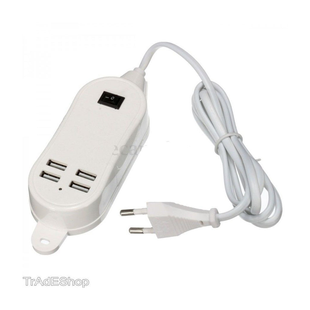 5A 3A 4-PORT-USB-WANDLADEGERÄT-NETZTEILADAPTER FÜR SMARTPHONES