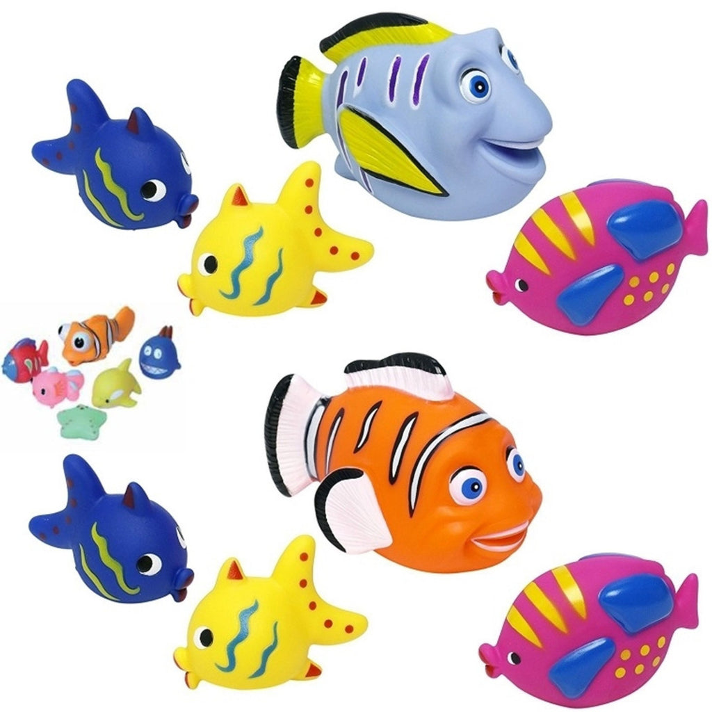 6 TIERISCHE MEERESFISCHE GUMMIKLÄNGE STIMULIEREN DEN TASTSINN UND DAS GEHÖR IN DER FRÜHEN KINDHEIT