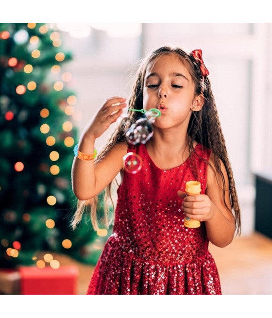 6 REGENBOGEN ANTI-STRESS ARMBÄNDER LUFTBLASEN SILIKON KINDER ERWACHSENE