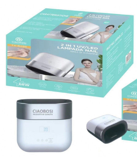 68W LED UV LAMPE GEL NAGEL KUNST OFEN TX-8488