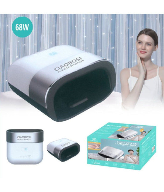 68W LED UV LAMPE GEL NAGEL KUNST OFEN TX-8488