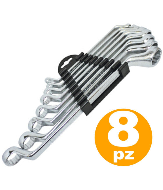 8 X CHROM-VANADIUM-RINGSCHLÜSSEL GRÖSSE 6 BIS 22 WERKZEUGE