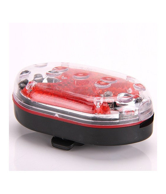 9 LED-Fahrrad-Rücklicht, blinkend, 7 Sport-Helligkeitsmuster, Gürtel