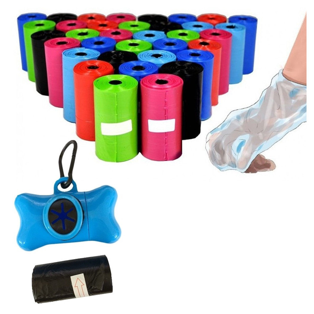 900 HYGIENEBEUTEL FÜR DIE HUNDEKOTSAMMLUNG MIT SPENDER