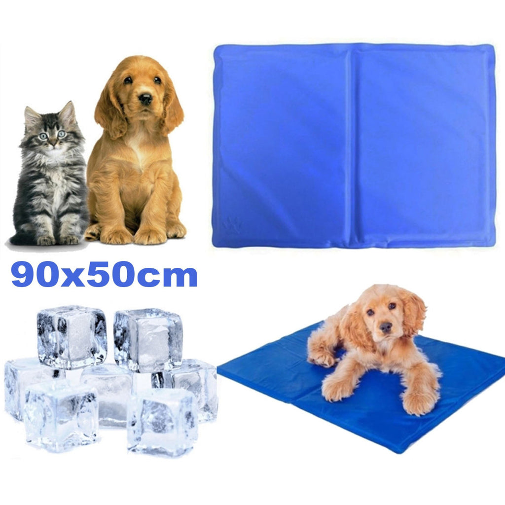 90x50CM KÜHLMATTE KÜHLKISSEN FÜR HUNDE TIERE