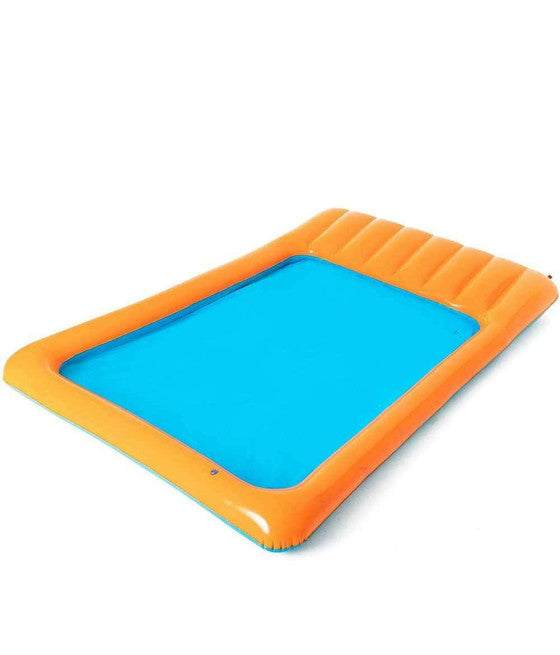ACQUASCIVIL PISCINA MIT SCIVIL ACQUA SPRUZZI 341X213CM PVC ARANCIONE