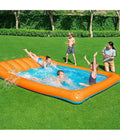 ACQUASCIVIL PISCINA MIT SCIVIL ACQUA SPRUZZI 341X213CM PVC ARANCIONE
