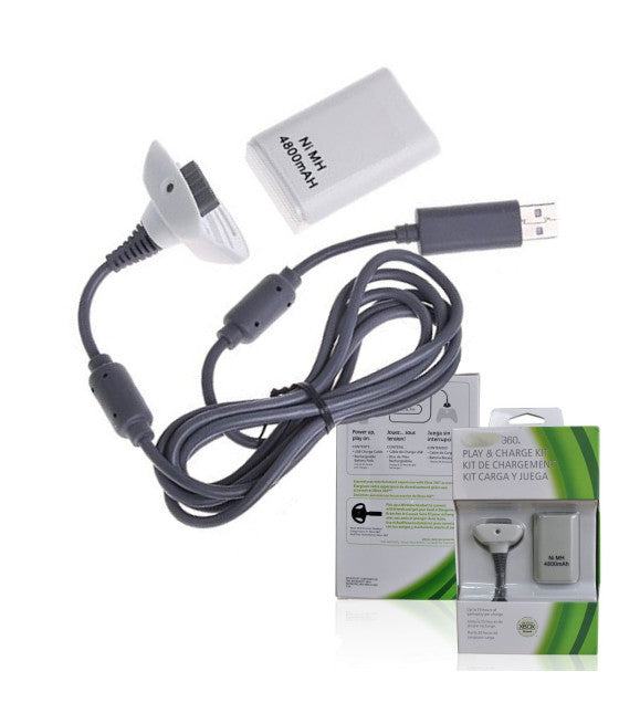 4800 mAh BATTERIE-PAKET FÜR JOYSTICK JOYPAD CONTROLLER FÜR XBOX 360