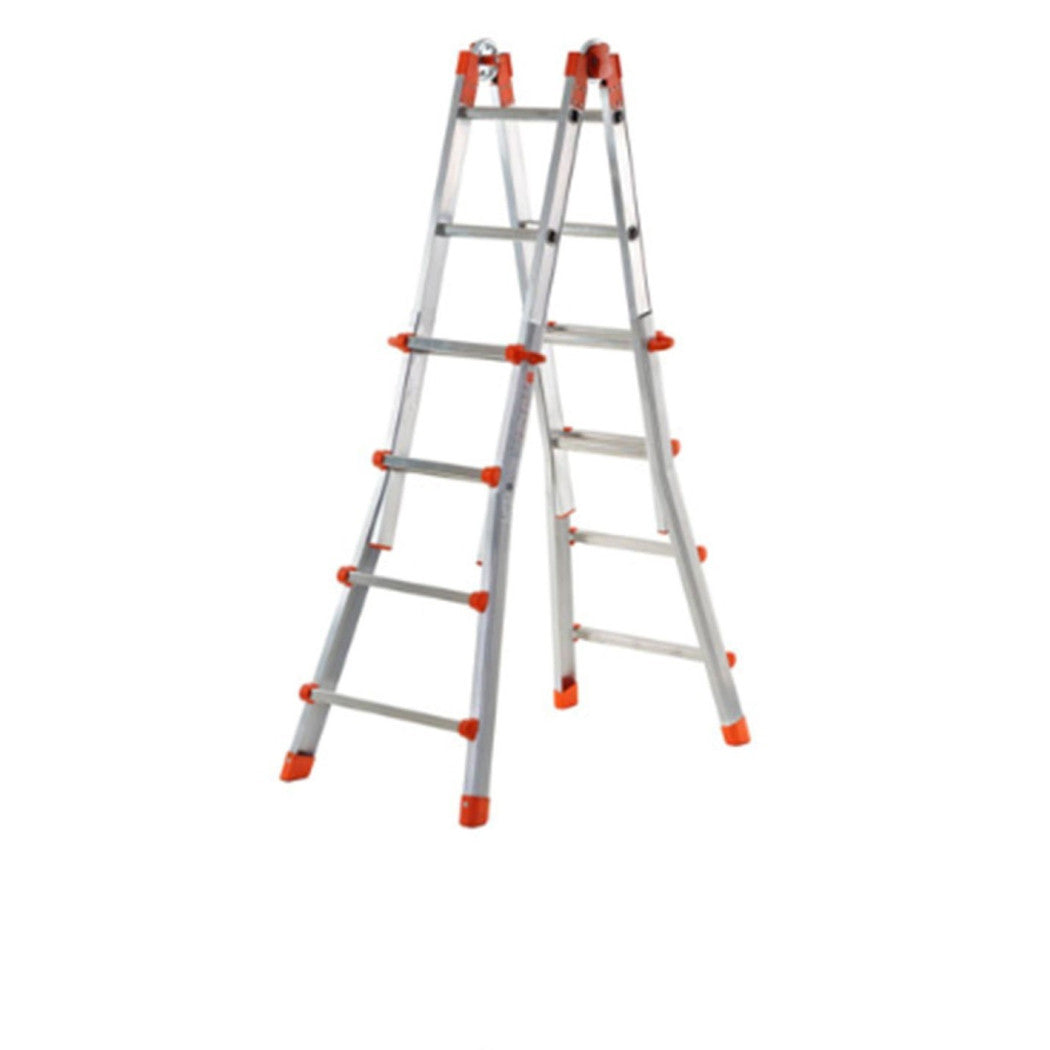 Aluminium Teleskopwaage max 4.85 m 4 + 4 Schritte Pioli in Italien Gierre hergestellt