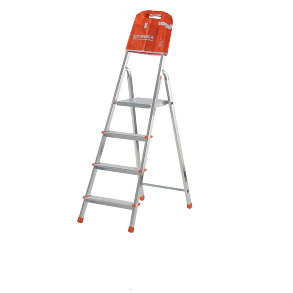 Aluminiumtreppe für den häuslichen Gebrauch Heimleiter Gierre mit Regal