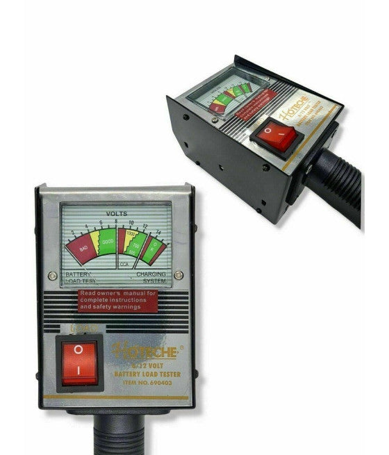 6-12 VOLT ANALOGER BATTERIETESTER FÜR AUTO, BUS, MOTORRAD, BOOT, LKW 125A