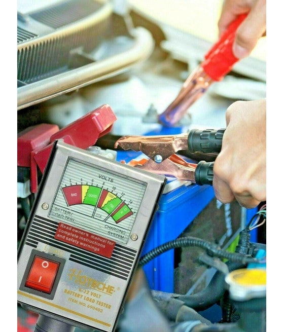 6-12 VOLT ANALOGER BATTERIETESTER FÜR AUTO, BUS, MOTORRAD, BOOT, LKW 125A