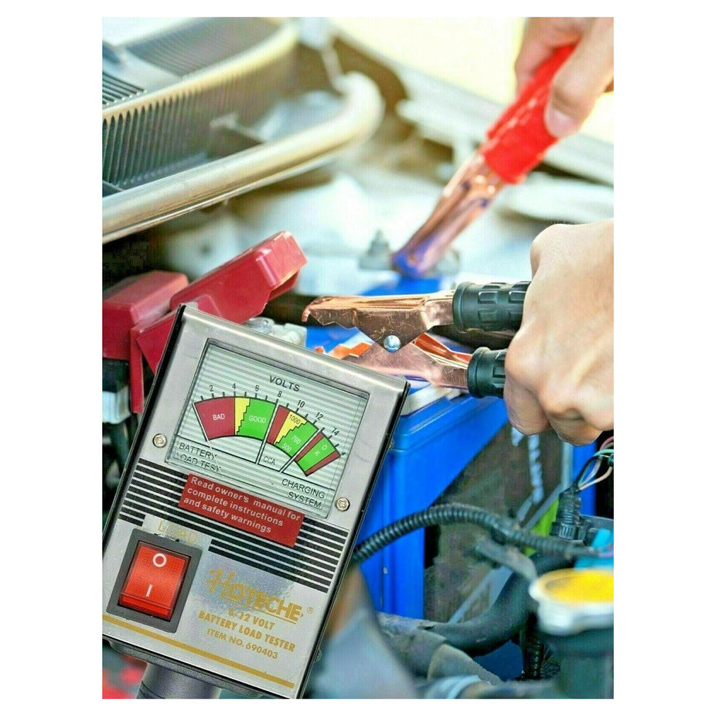 6-12 VOLT ANALOGER BATTERIETESTER FÜR AUTO, BUS, MOTORRAD, BOOT, LKW 125A