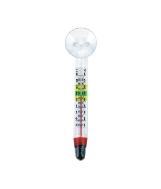 ANALOGES SCHWIMMENDES THERMOMETER MIT SAUGNAPF FÜR DIE TEMPERATURKONTROLLE IM AQUARIUM
