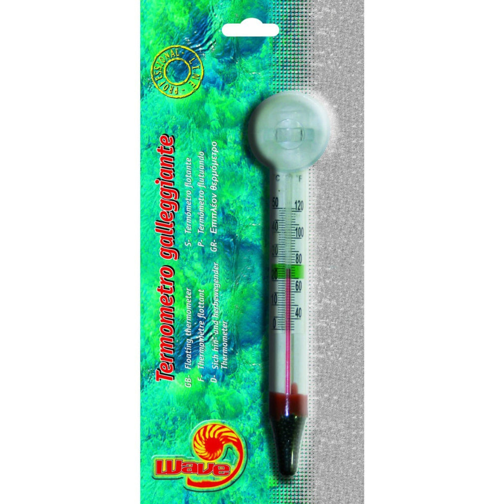 ANALOGES SCHWIMMENDES THERMOMETER MIT SAUGNAPF FÜR DIE TEMPERATURKONTROLLE IM AQUARIUM