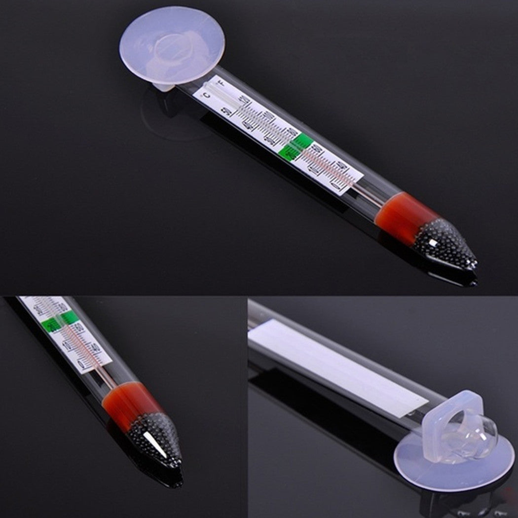 ANALOGES SCHWIMMENDES THERMOMETER MIT SAUGNAPF FÜR DIE TEMPERATURKONTROLLE IM AQUARIUM