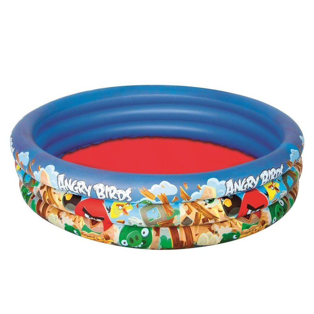 3-RING SCHWIMMBAD WÜTENDE VÖGEL 152 X 30 CM AUFBLASBARE MEER POOL 282 LITER