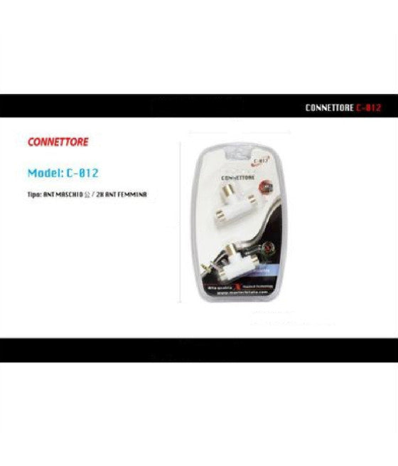 2X ANT FEMMINA TV MAXTECH C012