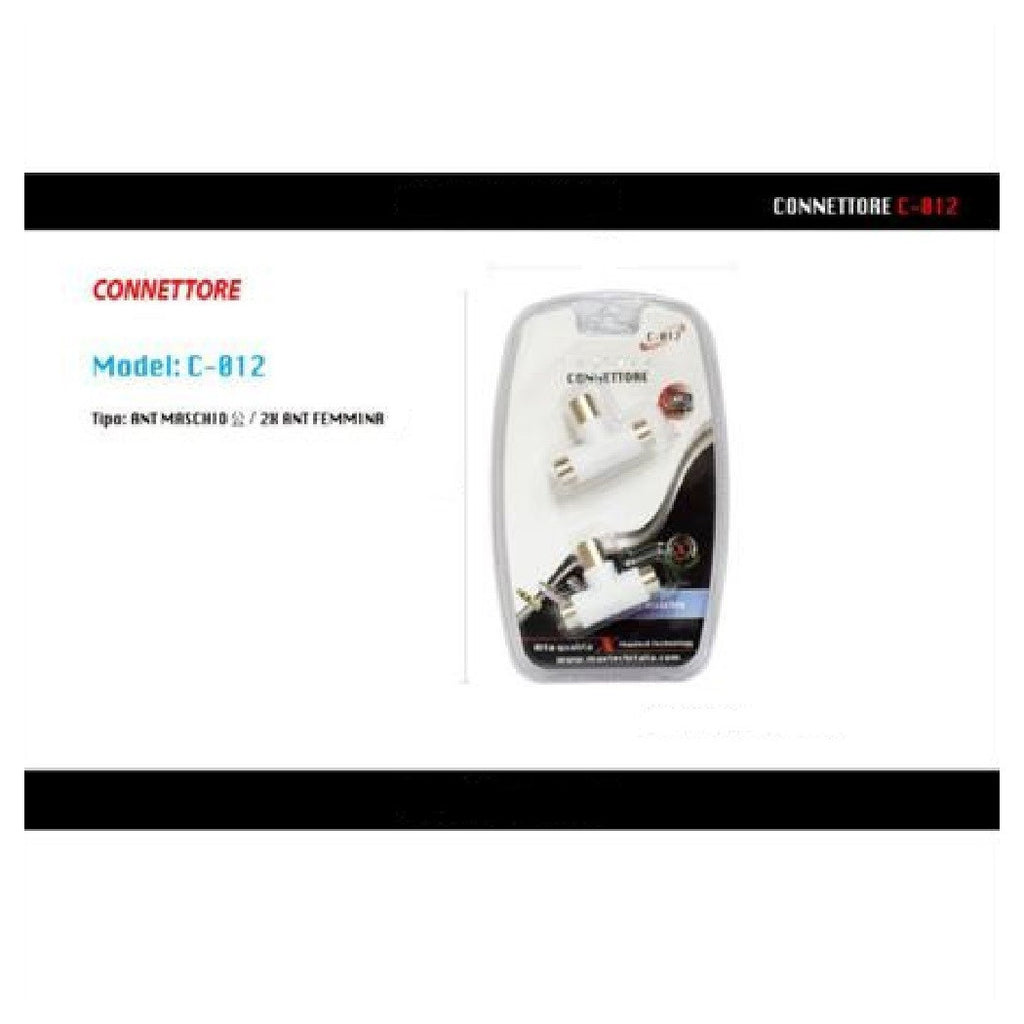2X ANT FEMMINA TV MAXTECH C012