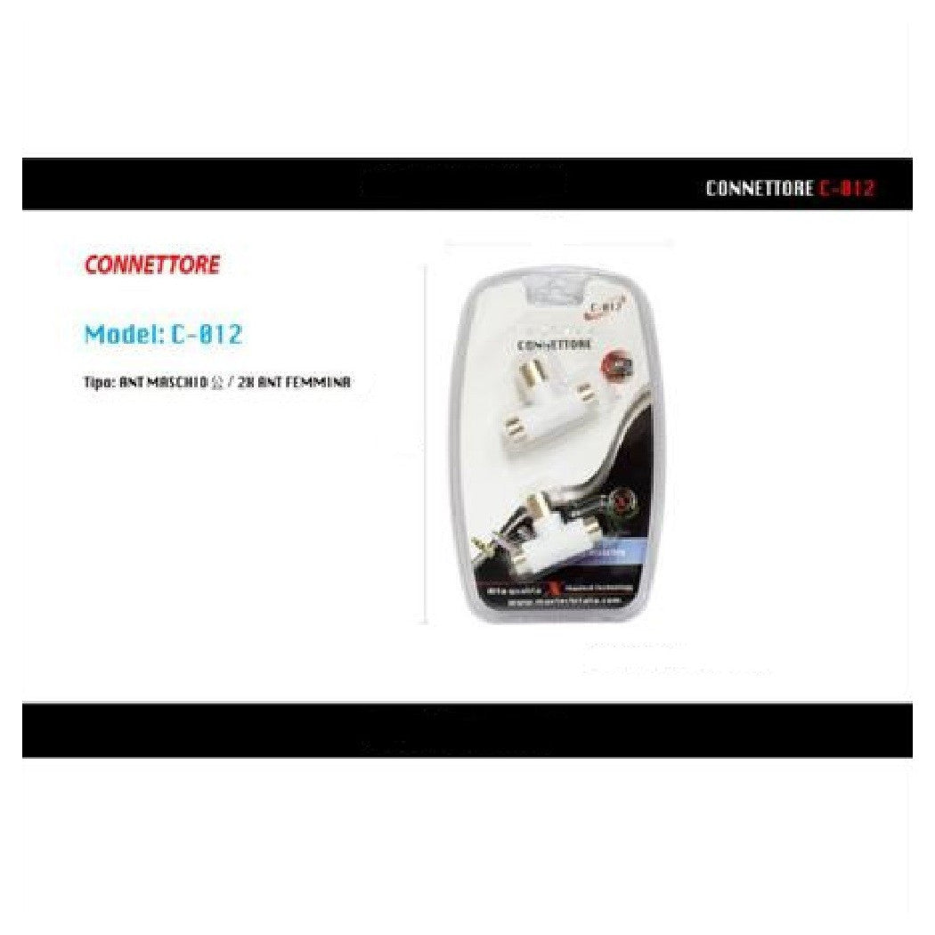 2X ANT FEMMINA TV MAXTECH C012