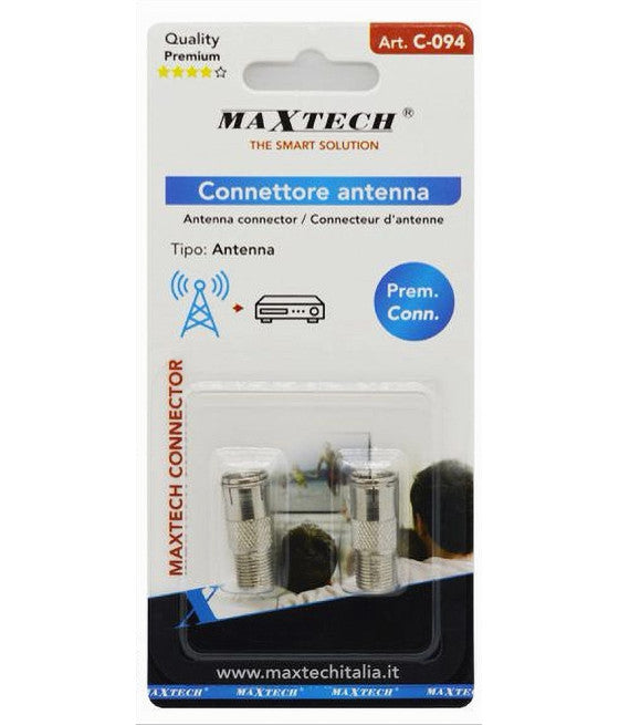 ANTENNENANSCHLUSSBUCHSE AN KOAX-TV-BUCHSE, SCHRAUBE C-094