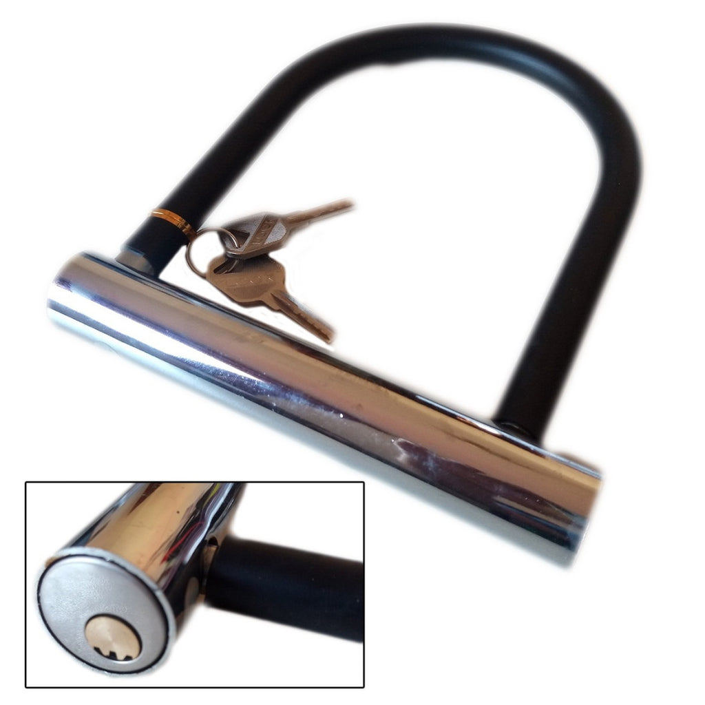 ANTI-DIEBSTAHL-SCHLOSS MOTORRADHELM ROLLER FAHRRAD VORHÄNGESCHLOSS U-FÖRMIGES SCHLOSS