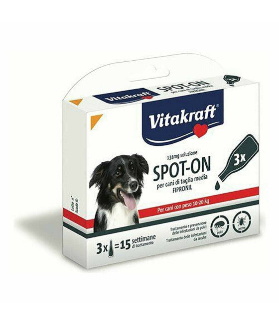 3 PIPETTEN ANTIPARASITÄRE BEHANDLUNG FÜR HUNDEFLOH MITTELGRÖSSE 10 20KG