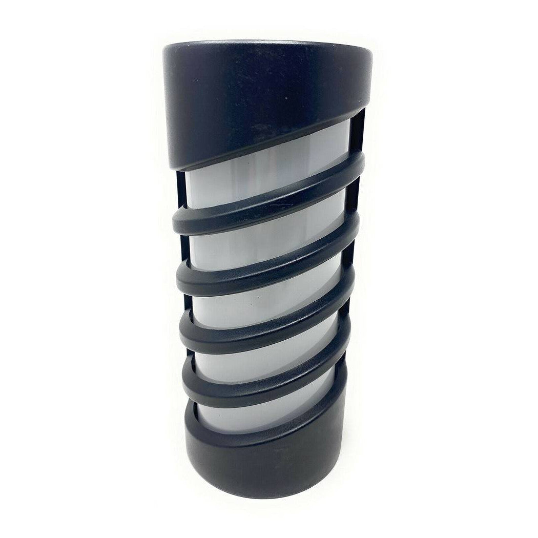 APPLIQUE LED PARETE 12W EXTERAL LIGHT CALDA NATURAL NERO ES56