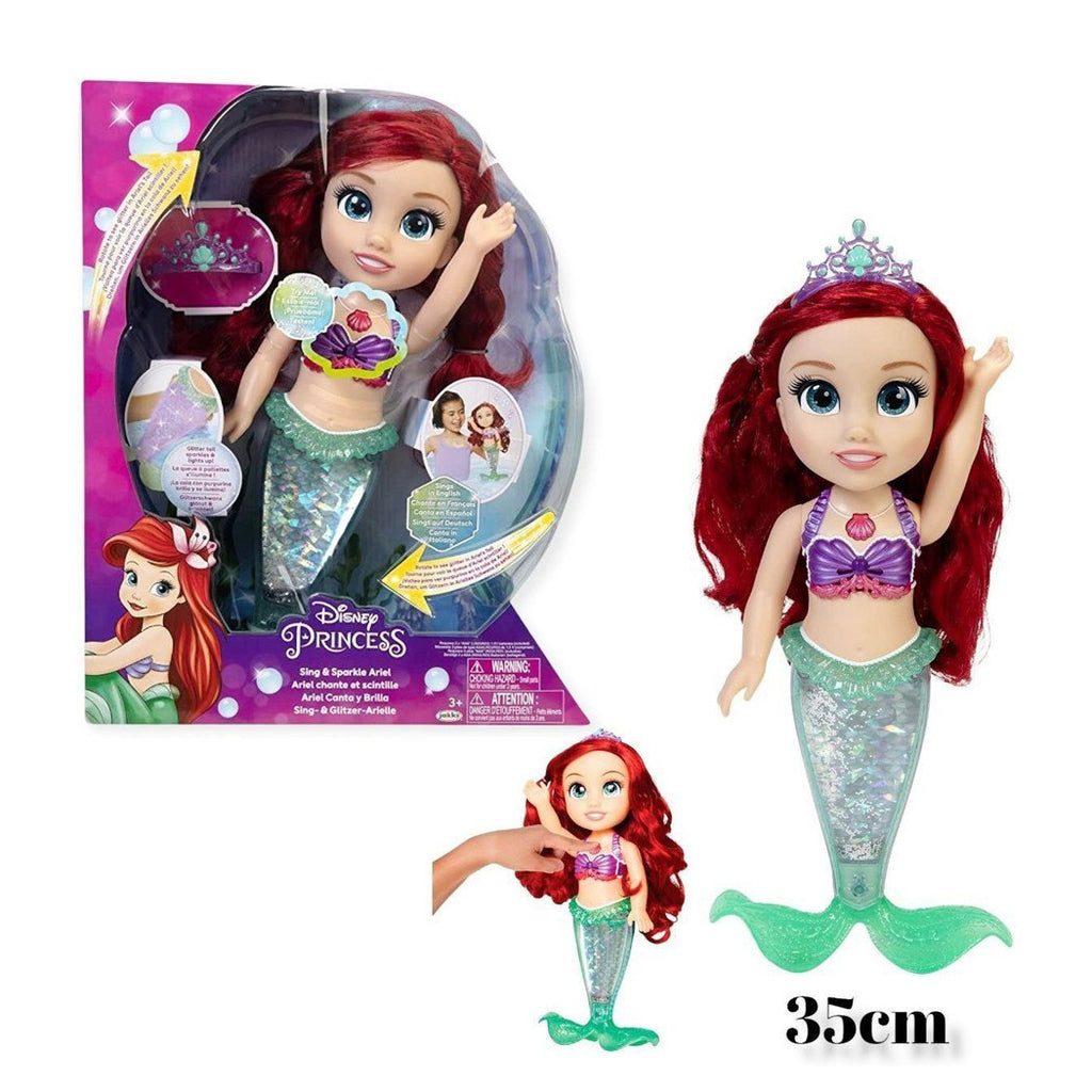 ARIEL PRINZESSIN DISNEY PUPPE 35CM MUSIKALISCH SPRECHEND, GLITZERND, LEUCHTEND
