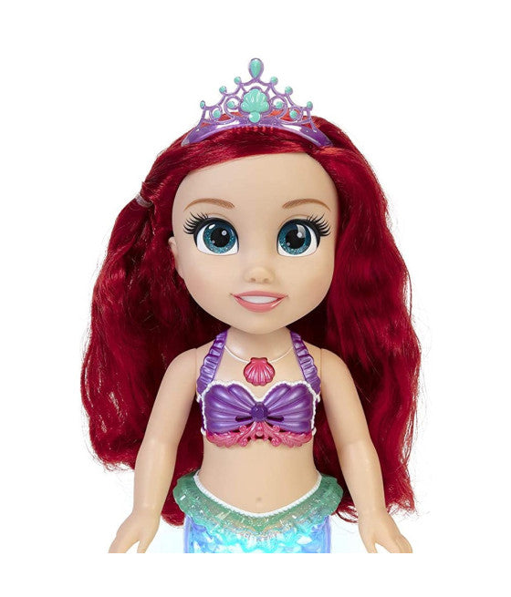 ARIEL PRINZESSIN DISNEY PUPPE 35CM MUSIKALISCH SPRECHEND, GLITZERND, LEUCHTEND