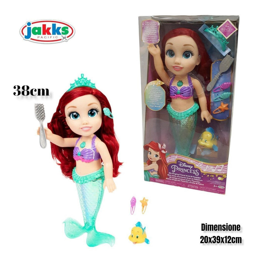 ARIEL PRINZESSIN MEERJUNGFRAU DISNEY MEIN FREUND SÄNGER SPRICHT, SINGT MIT ZUBEHÖR