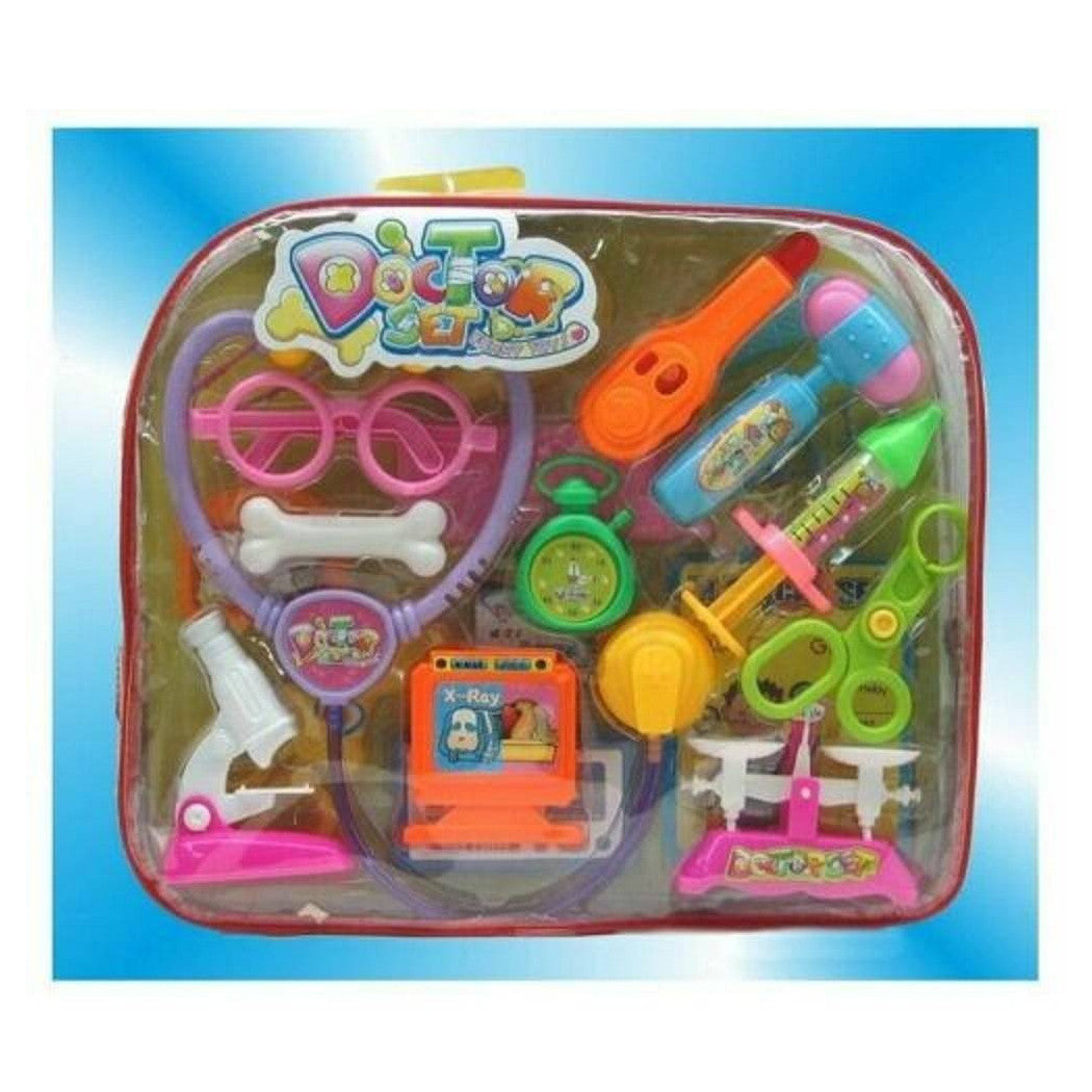 ARZT-SET ARZTTASCHE ZUBEHÖR STETHOSKOP SCHERE SPIEL MÄDCHEN